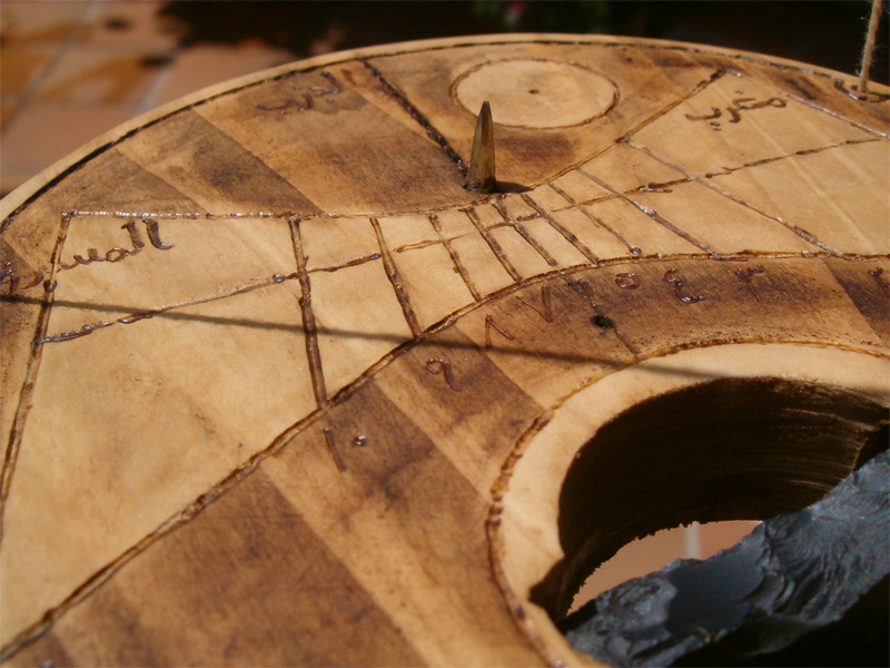 Primer plano del reloj acabado