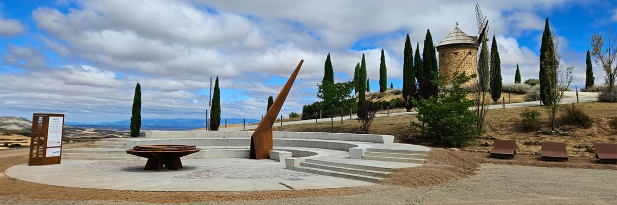 Conjunto astronómico del Mirador estelar de Ocón (La Rioja). Foto: César Busto (2026)