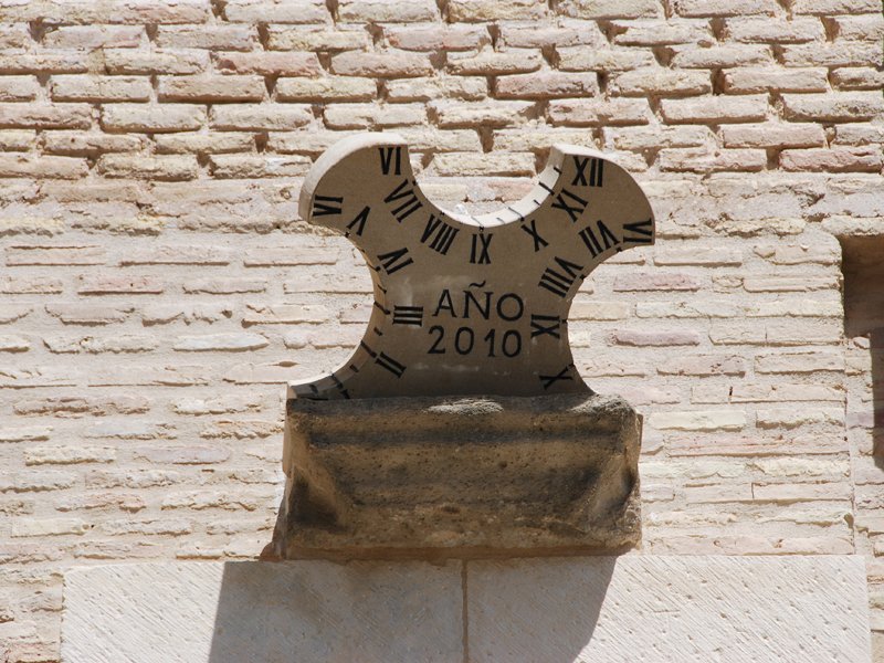 Réplica del reloj de camiseta de Falces (Navarra). Diseño y foto: Rafa Carrique