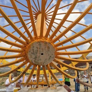 Crónica de la inauguración de un nuevo reloj solar en Buera (Huesca)