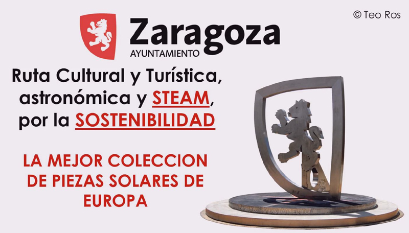 Proyecto de ruta solar cultural en Zaragoza